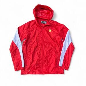 Ferrari Red White Jacket